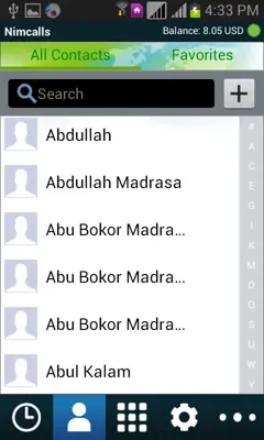 Nimcalls android App screenshot 1